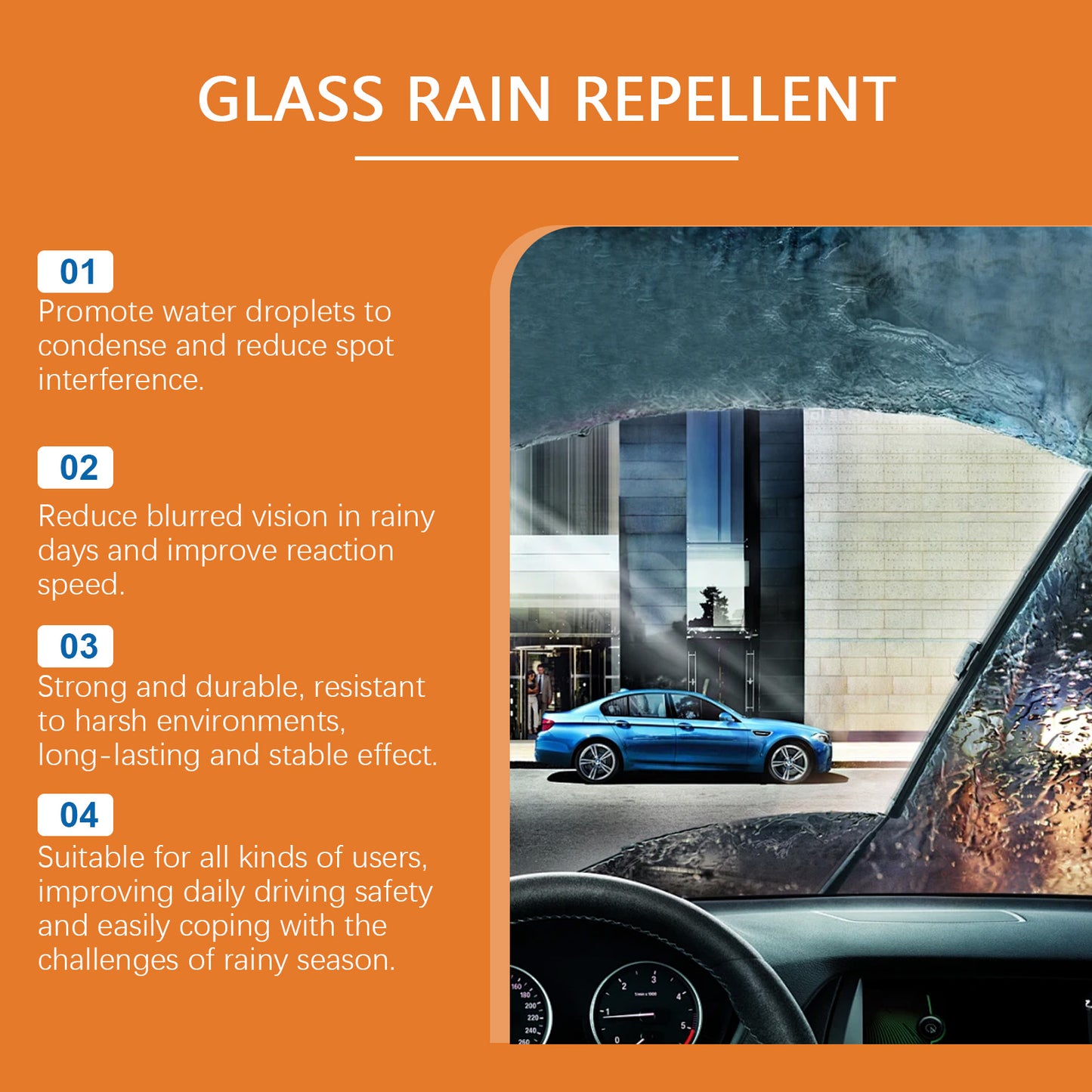 HOMONTH Glass Rain Repellent