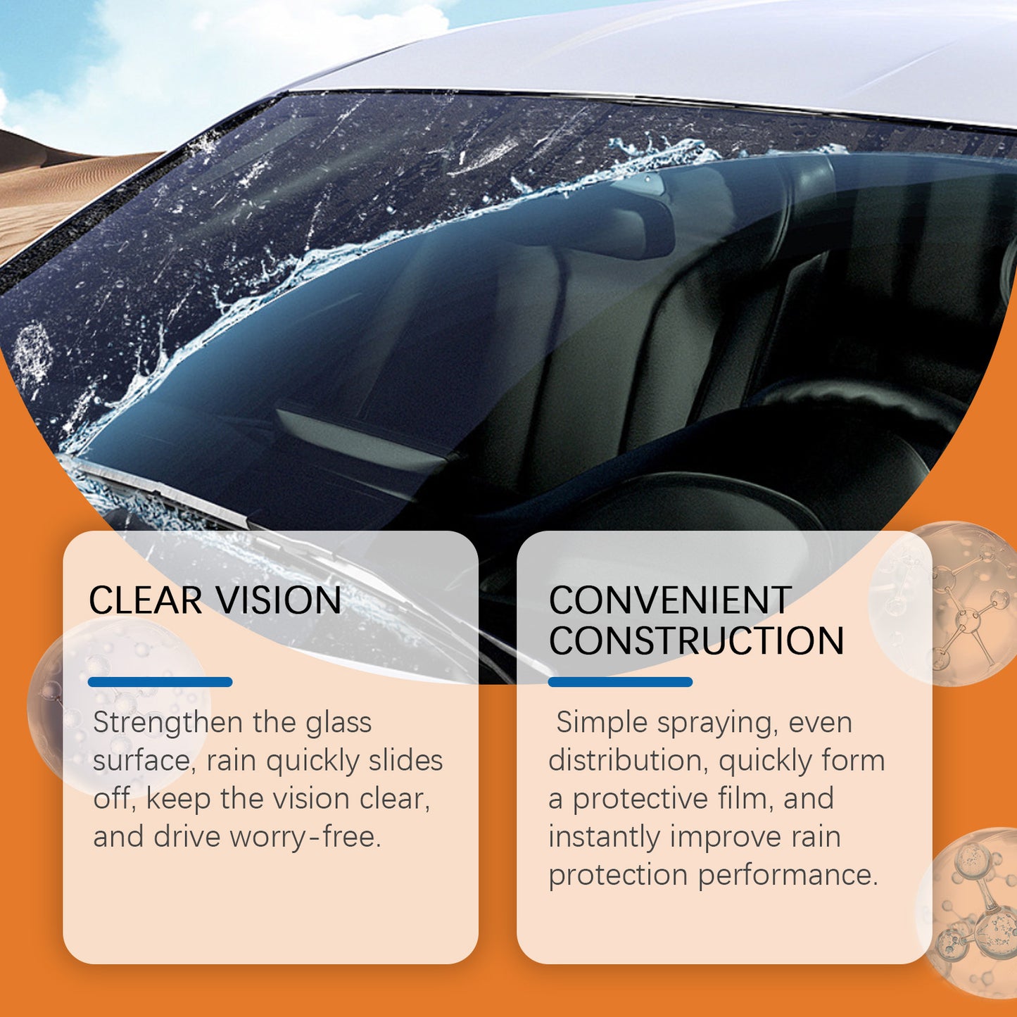 HOMONTH Glass Rain Repellent