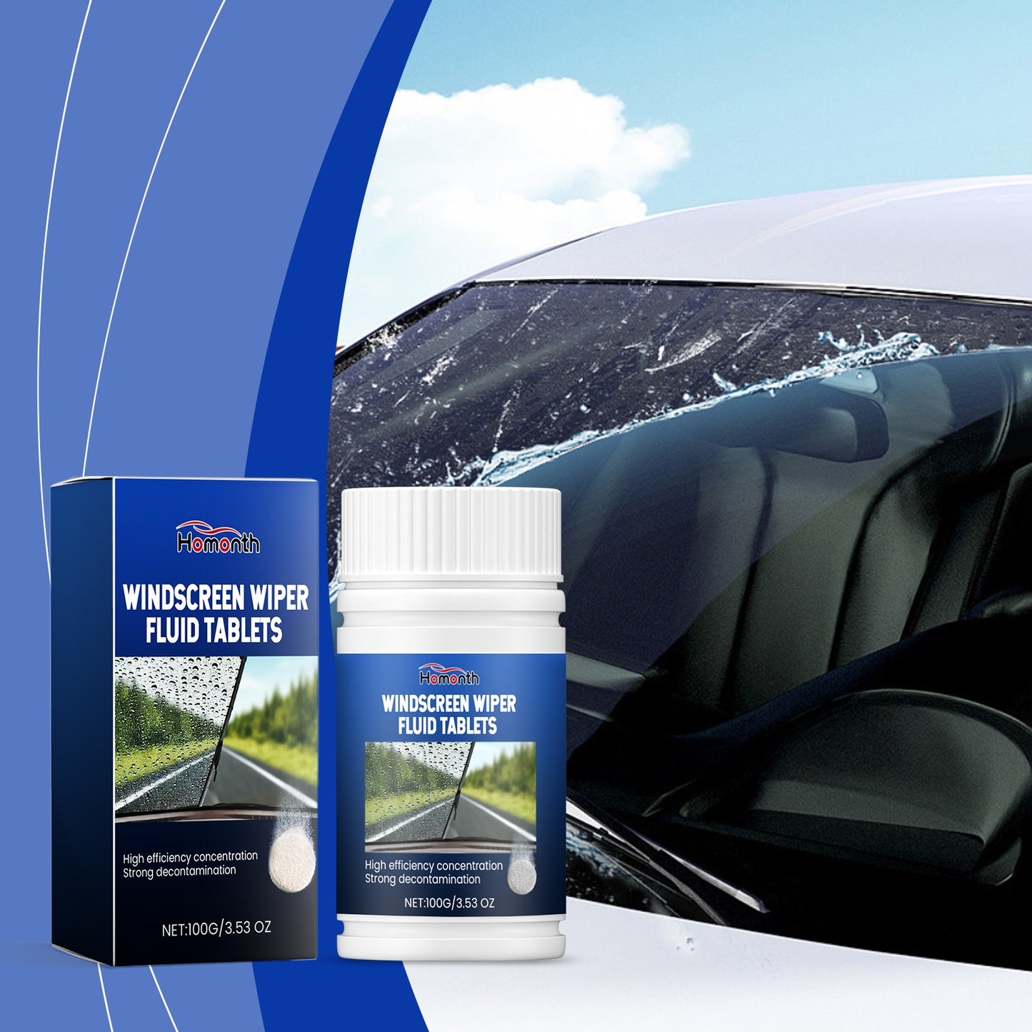 HOMONTH Windscreen Wiper Fluid Tablets