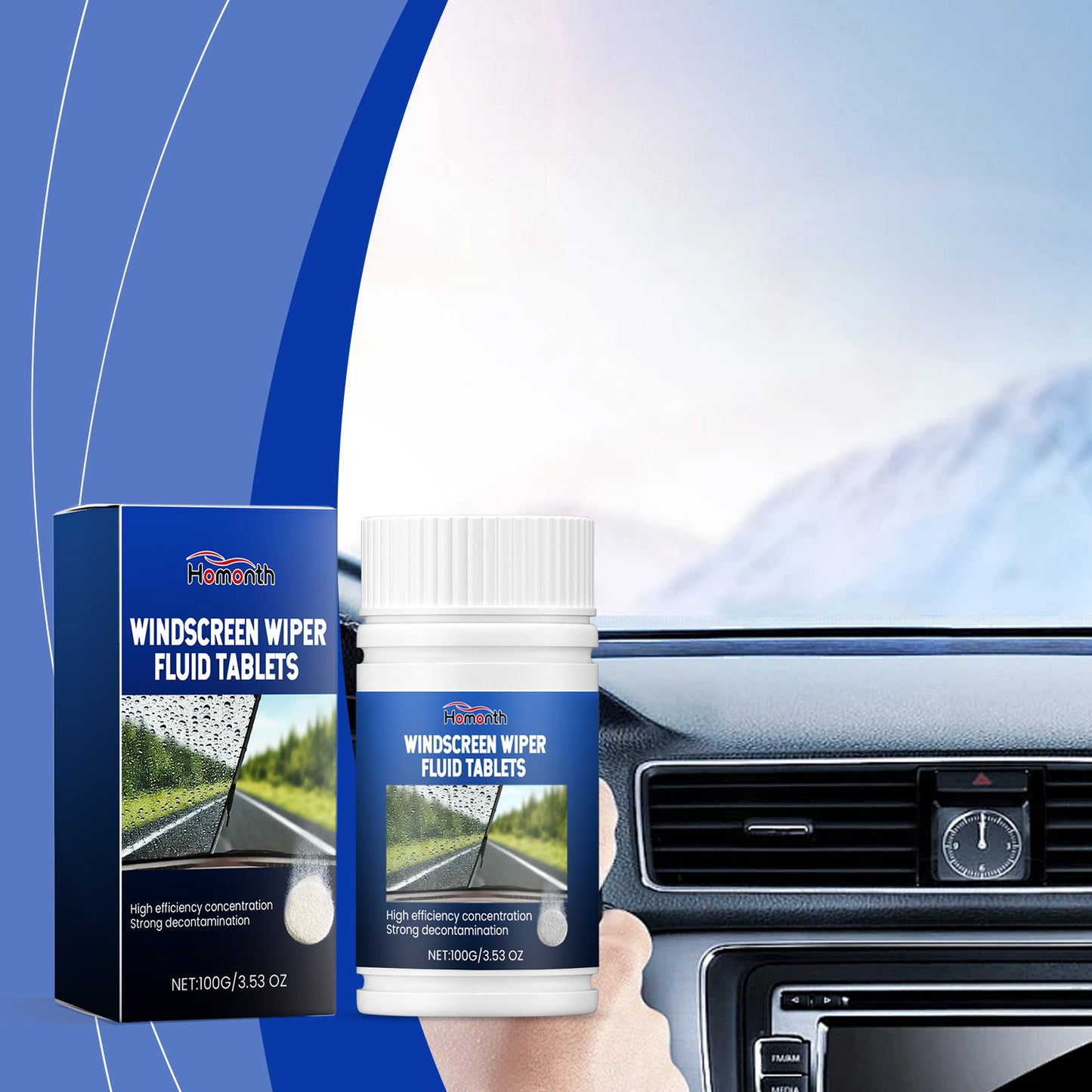 HOMONTH Windscreen Wiper Fluid Tablets